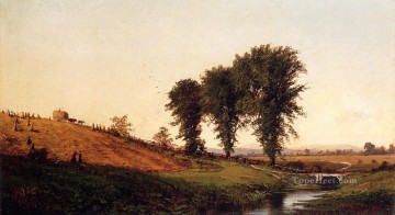 Haying Alfred Thompson Bricher Oil Paintings